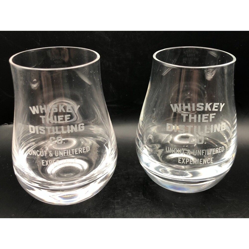 Whiskey Thief Distilling Co. Bourbon Tasting Glass Snifter Set of 2 KY